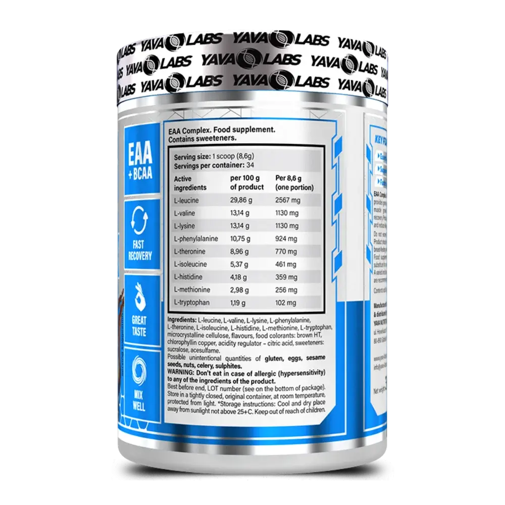 Yava-Labs-EAA-Complex-300G-34-Servings-Nutrition-facts.webp