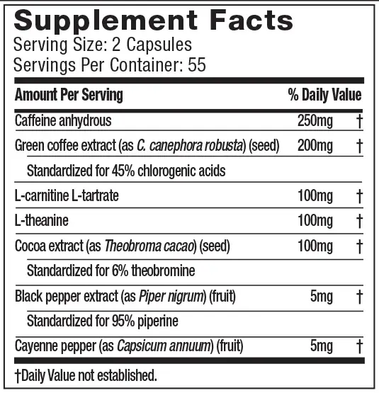 Muscletech Hydroxycut Hardcore Elite-55Serv.-110Rapid Release Thermo Caps.-