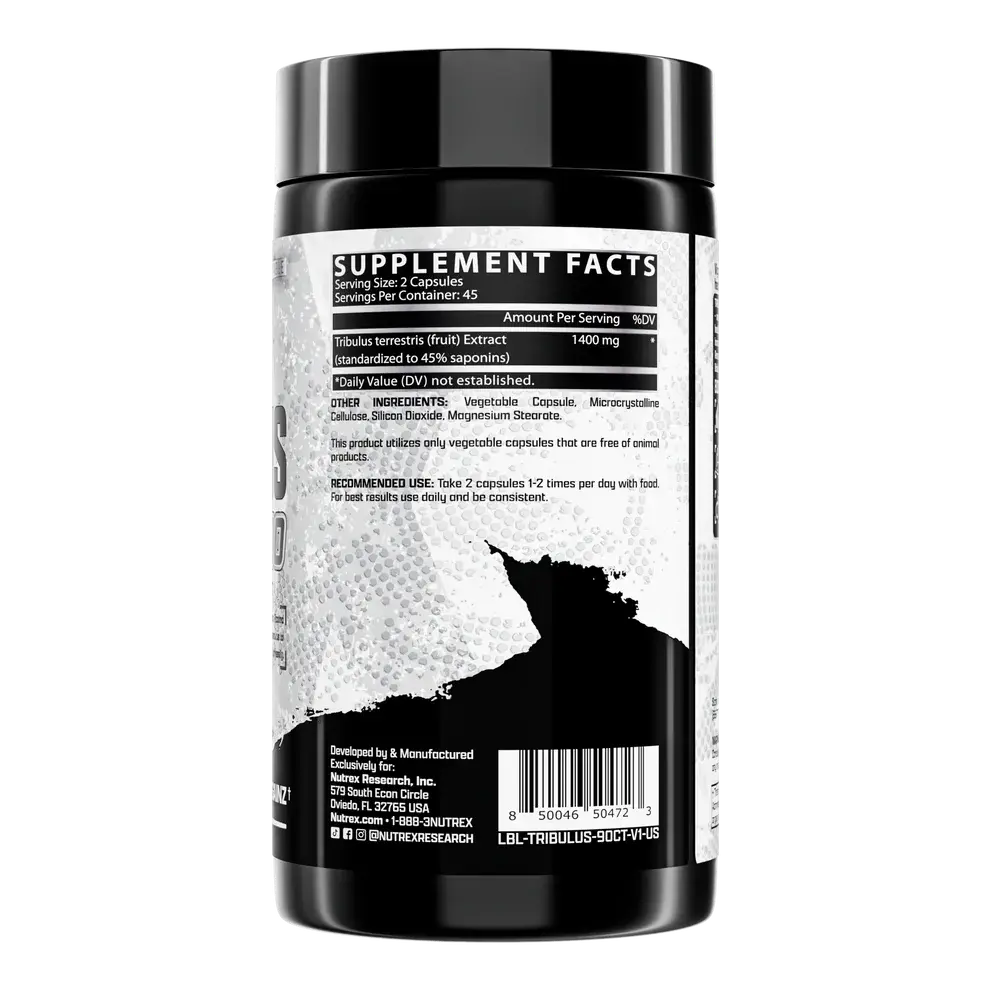Nutrex Research Tribulus 1400 – Testosterone Support and Muscle Performance- 90 Capsules-