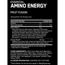 Optimum Nutrition Essential Amino Energy- 1.29 lbs. (270g)- FRUIT FUSION-