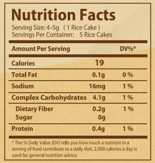 Organic Nation Rice Cake-Tomato And Basil-