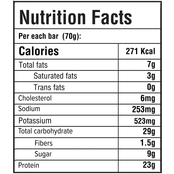 Organic Nation Secrets Protein Bar-1Serv.-70G-Blueberry Cheese Cake-