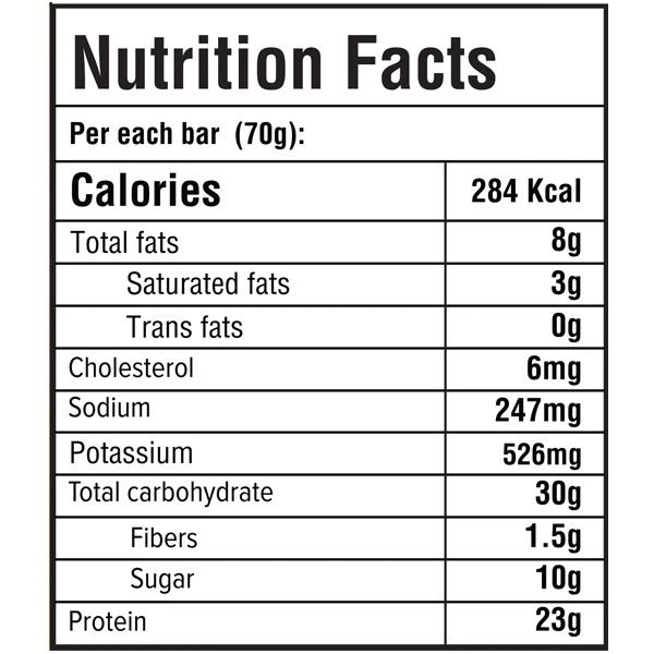 Organic Nation Secrets Protein Bar-1Serv.-70G-Vanilla Birthday Cake-