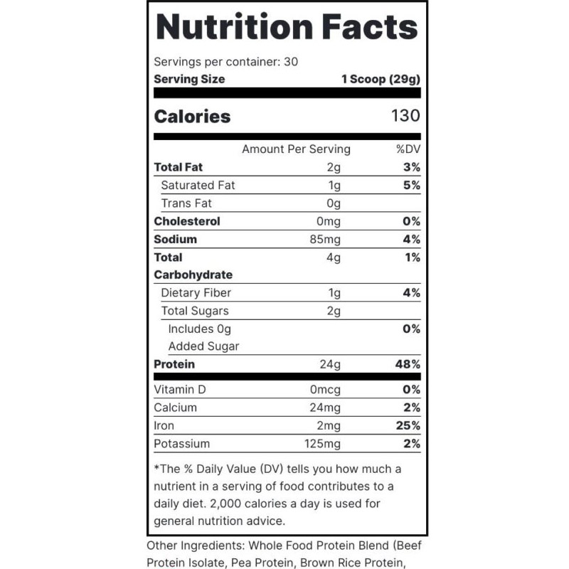 Redcon1 MRE Lite Real Whole Food Animal Based Protein-30Serv.-870G-Oatmel Chocolate Chip-