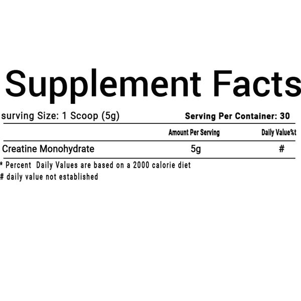 Run Alone Pure Creatine Unflavored 150g - 30 Serv.-