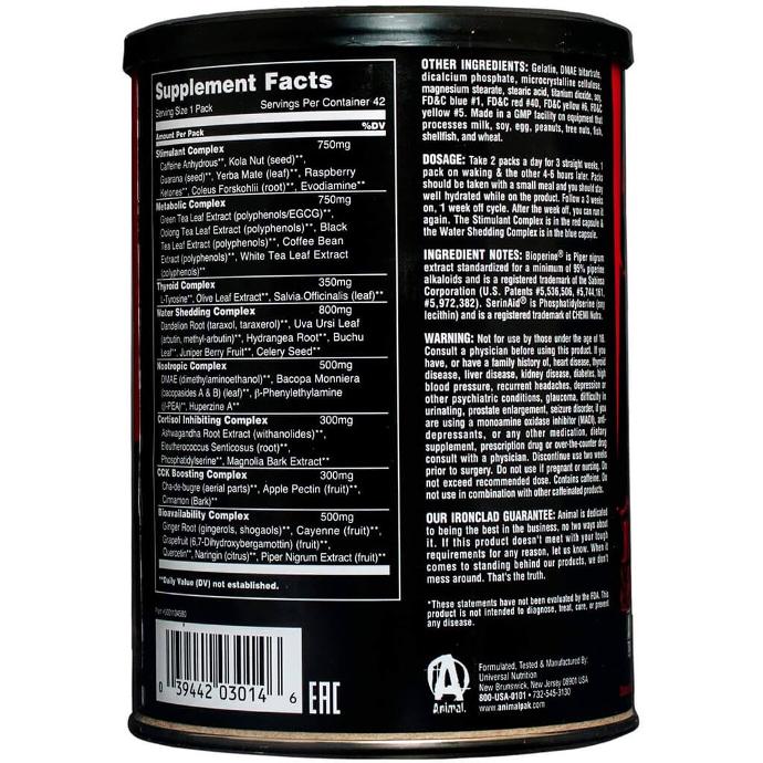 Universal Animal Cuts-42Serv.-42Packs-