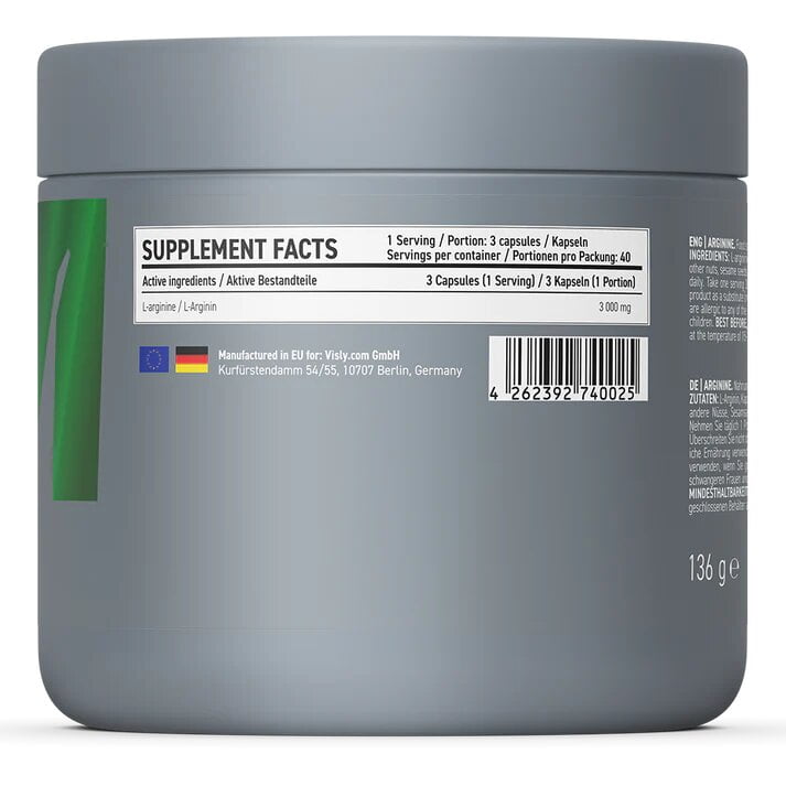 Visly Arginine -120 Caps-