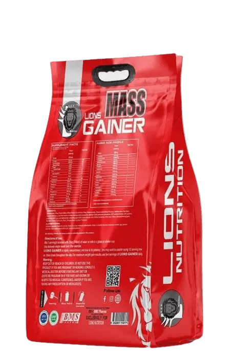 Lions Nutrition Mass Gainer 20Serving - 5Kg (Cookies Chocolate).webp