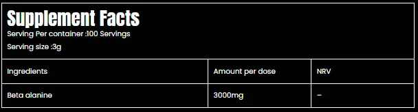 Marvelous Nutrition Beta-Alanine old School Formula-100Serv.-300G.webp