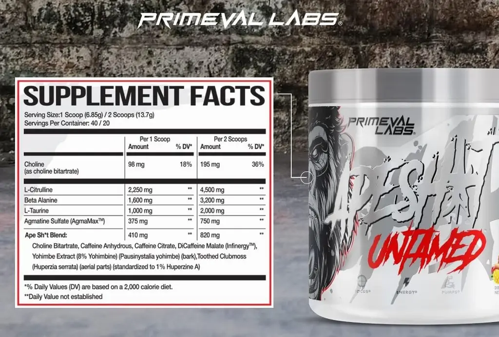 Primeval Labs APE SH_T Pre-Workout 40 Serv.webp