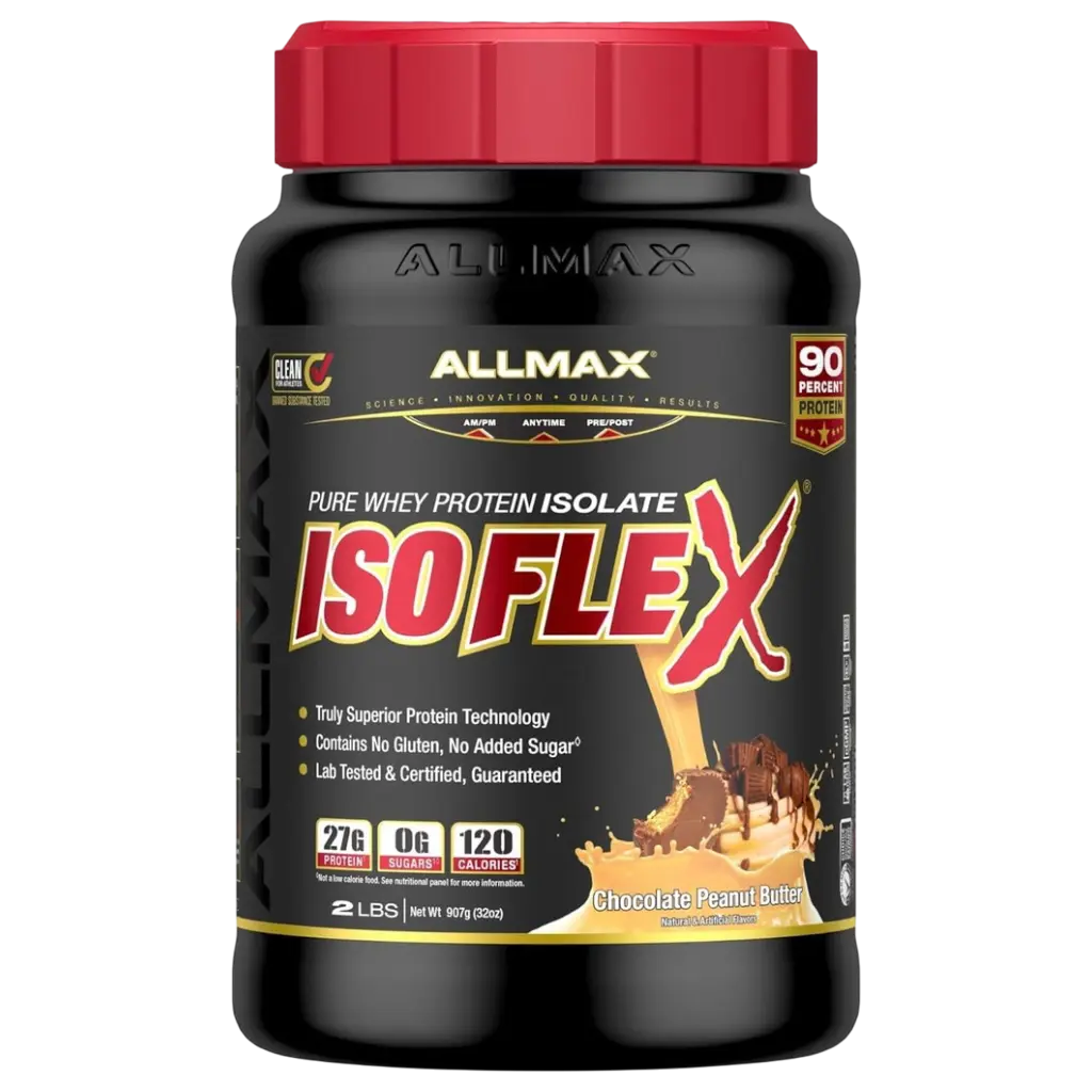 AllMax Nutrition - ISOFLEX Whey Protein-2.27KG-75Serv.-Chocolate Peanut Butter 