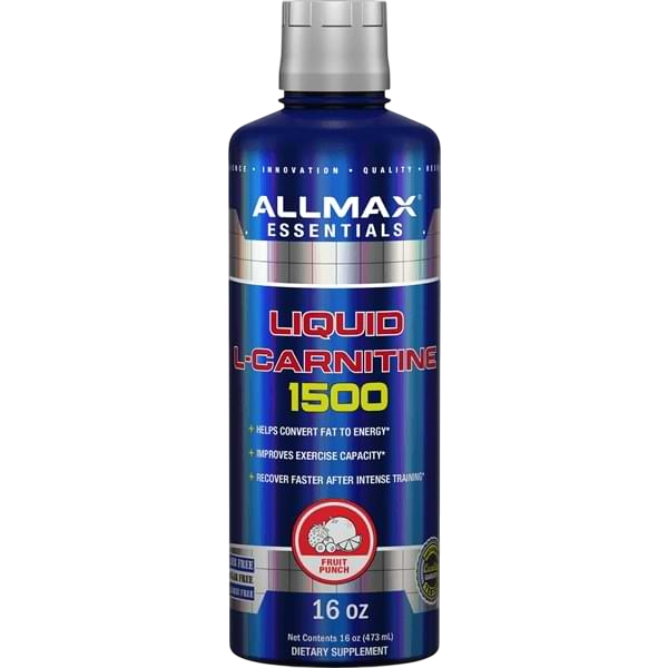 ALLMAX Nutrition L-Carnitine 1500 Liquid-473ml-32Serv.-Fruit Punch 