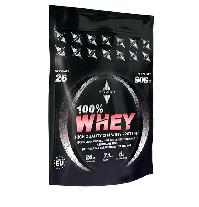 Azgard Nutrition 100% Whey High Quality CFM Whey Protein-908gm-26Serv.-Banana 