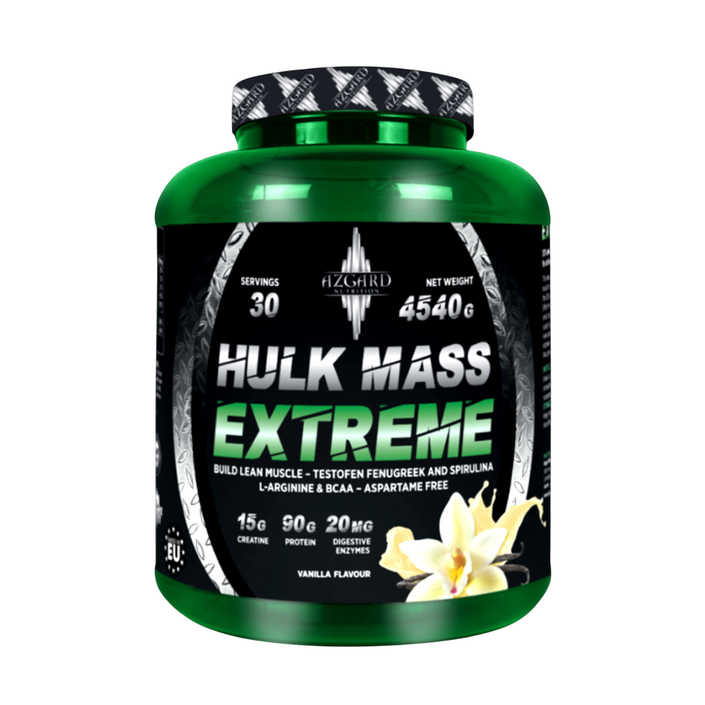 Azgard Nutrition Hulk Mass Extreme-4540G-30Serv.-Vanilla.