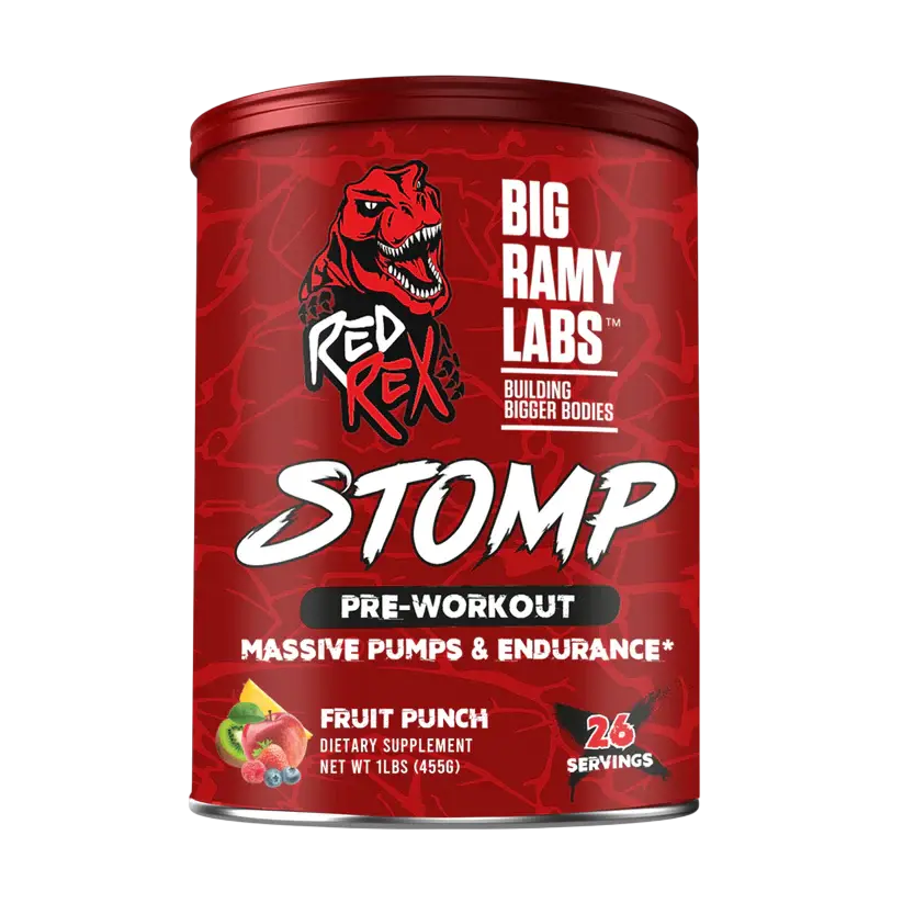 Big Ramy Labs Stomp Pre Workout-455G-26Serv.-Fruit Punch