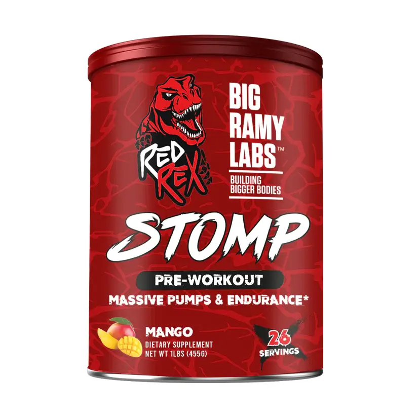 Big Ramy Labs Stomp Pre-Workout-455G-26serving-Mango