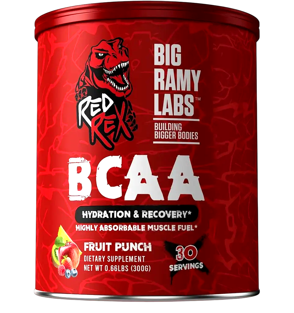 Big Ramy Labs Red Rex BCAA-300 gm-30 Serv.-FRUIT PUNCH