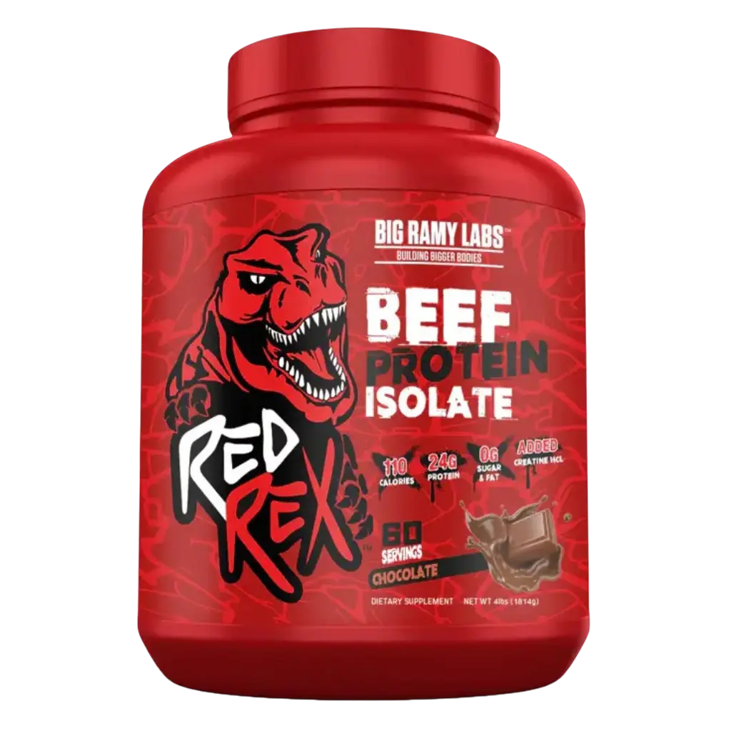 Big Ramy Labs Red Rex Beef Protein Isolate-1.8KG-60 Serv.-Chocolate