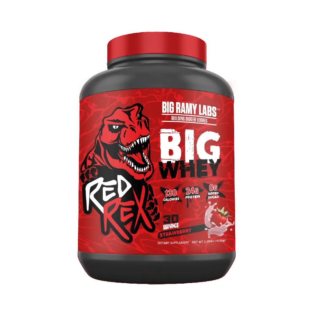 Big Ramy Labs Red Rex Big whey-1KG-30serv.-Strawberry
