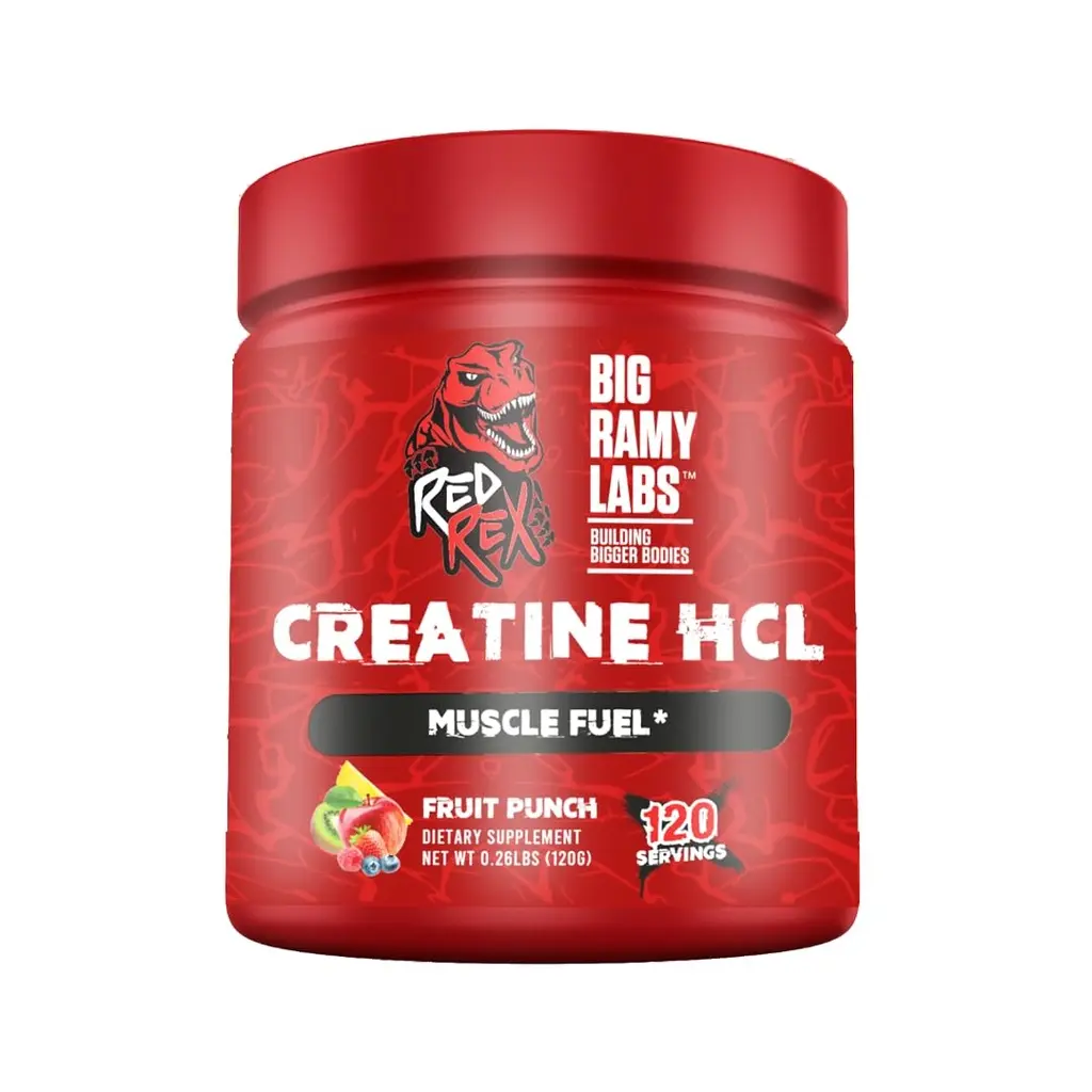 Big Ramy Labs Red Rex Creatine Hcl-120g-120Serv. - Fruit Punch