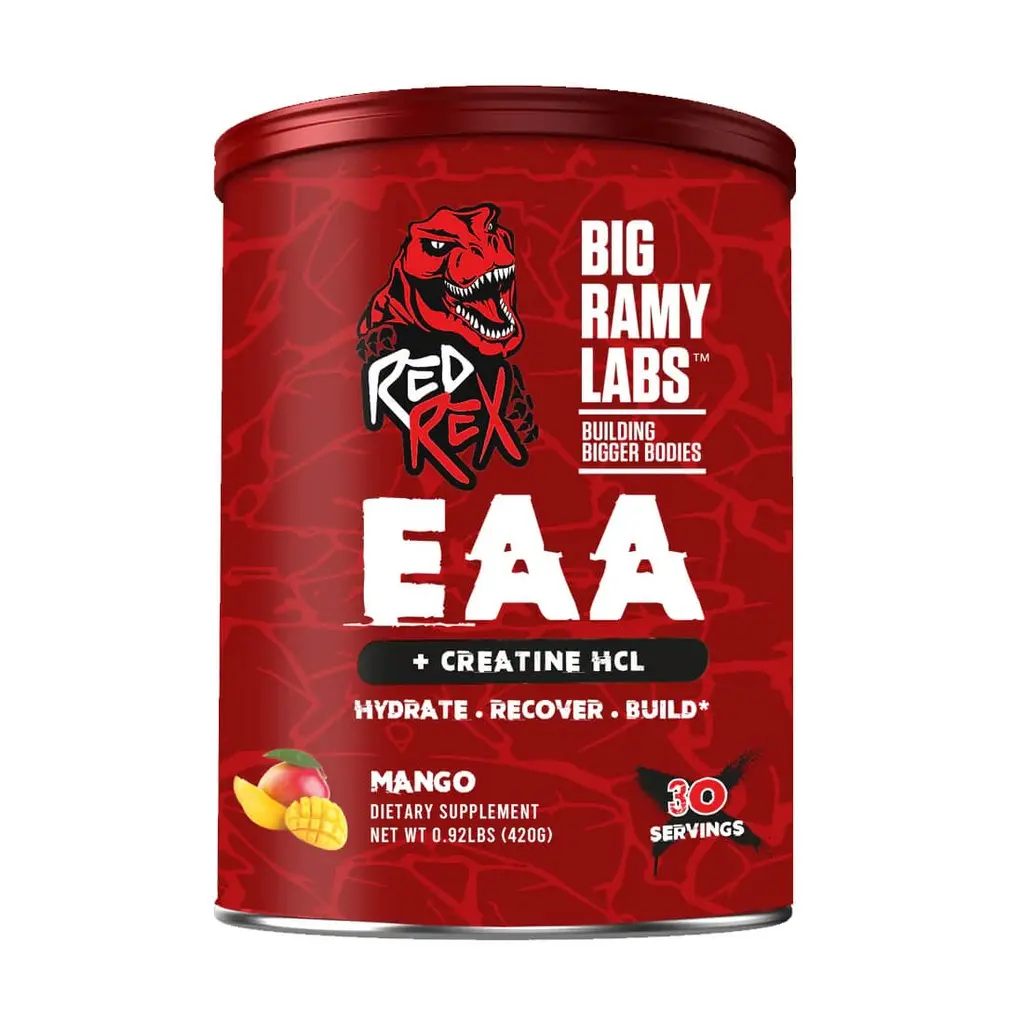 Big Ramy Labs Red Rex EAA+Creatine HCL-429g-30Serv.-Mango