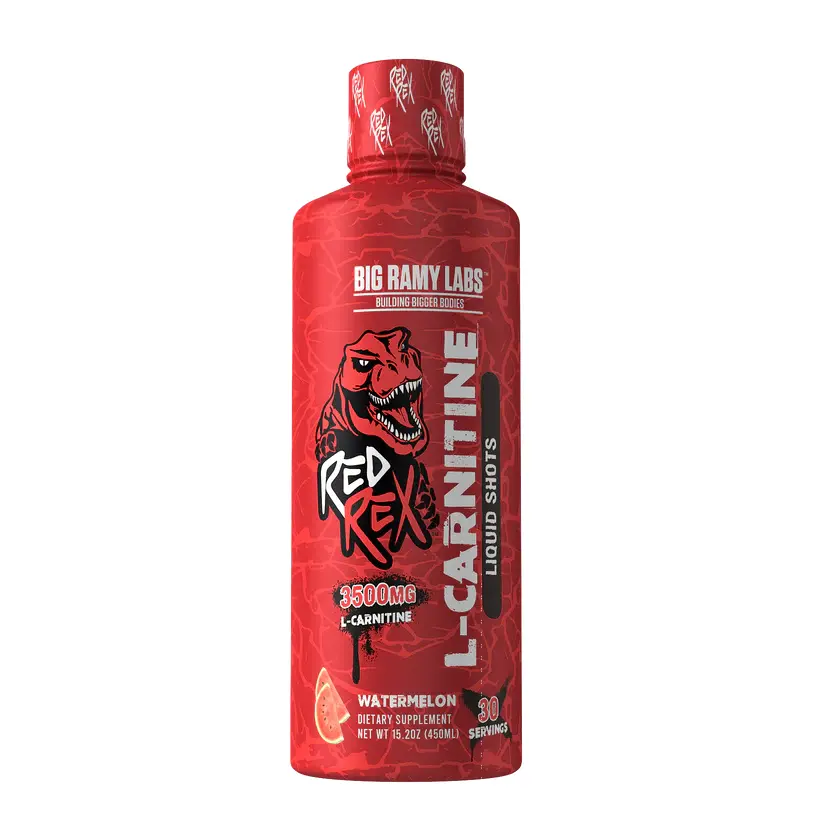 Big Ramy Labs Red Rex L-Carnitine Liquid Shots-3500MG-30Serv.-Watermelon