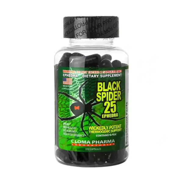 Cloma Pharma Black Spider - 100 Caps