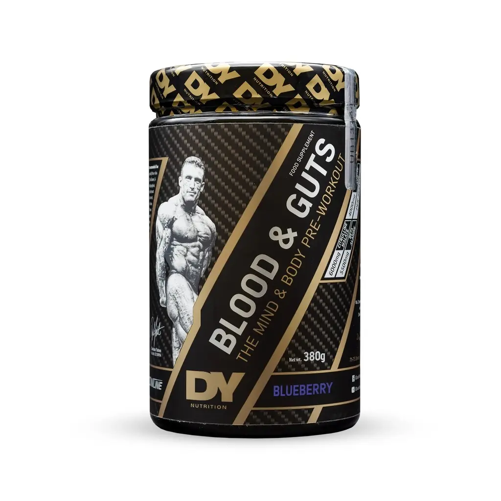 Dy Nutrition Blood&Guts The Mind&Body Pre-workout-380G.-20Serv.-Blue Berry
