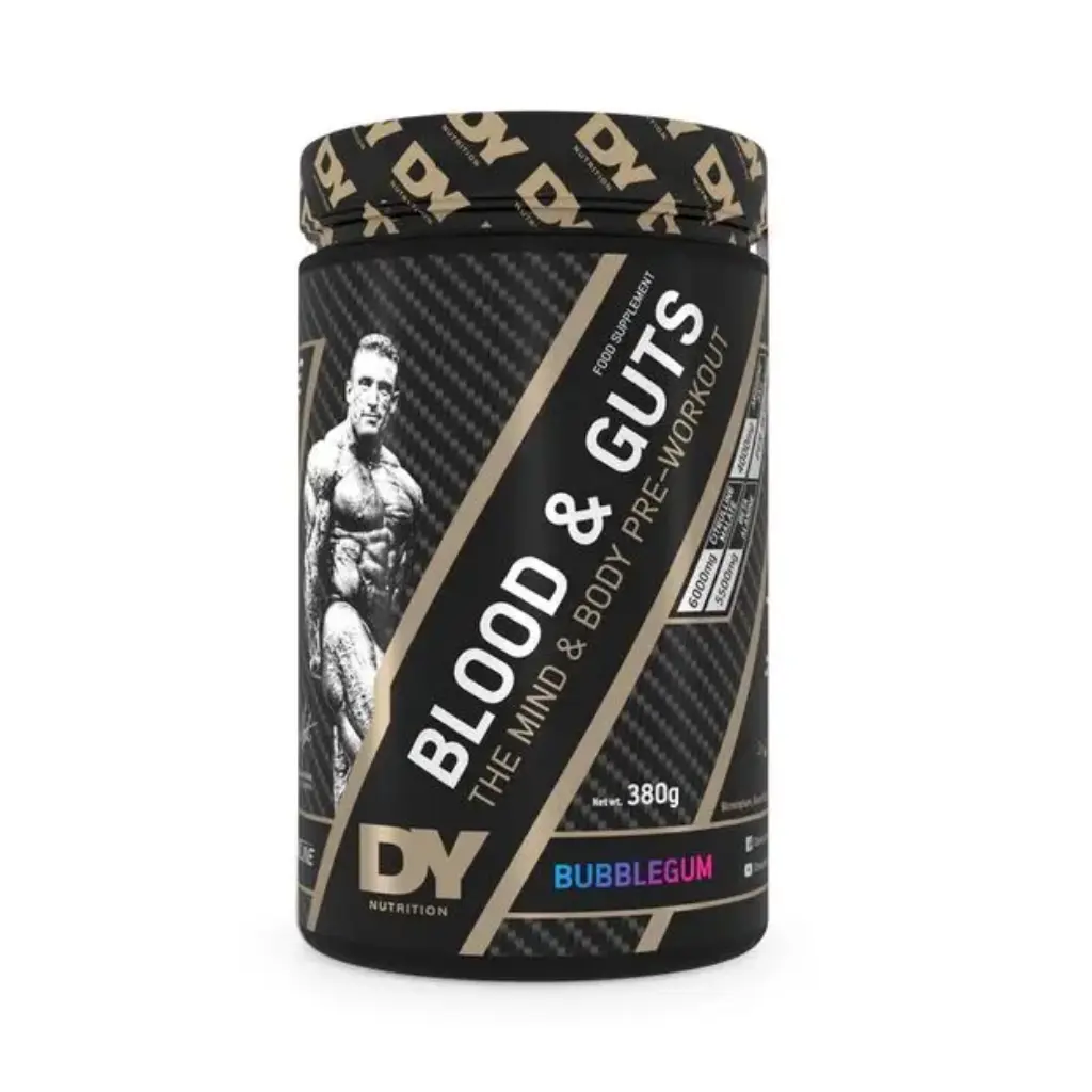 Dy Nutrition Blood&Guts The Mind&Body Pre-Workout-380G.-20Serv.-Bubble Gum