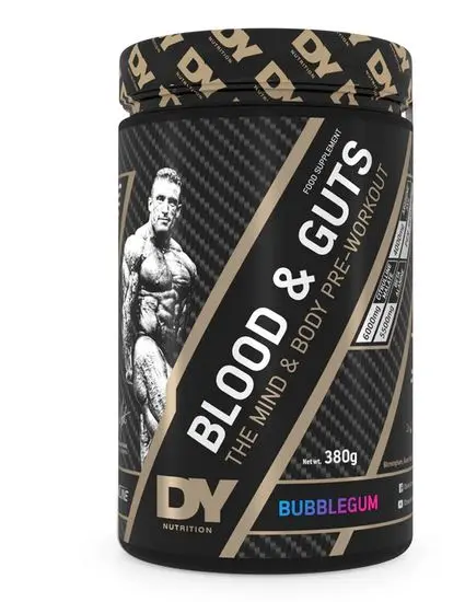 Dy Nutrition Blood&Guts The Mind&Body Pre-Workout-380G.-20Serv.-Bubble Gum