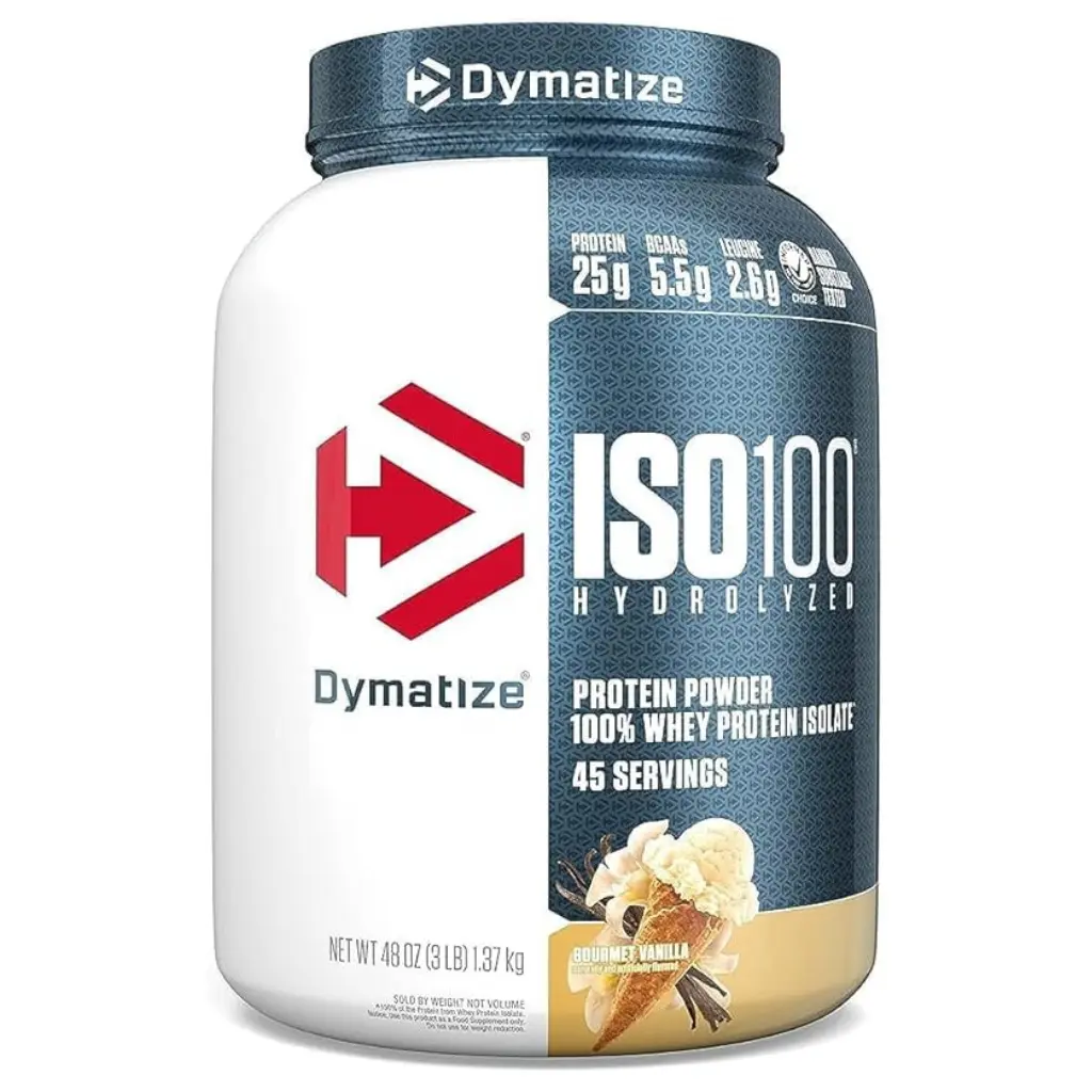 Dymatize Iso100 Hydrolyzed-1.4KG-45Serv.-Gourmet Vanilla