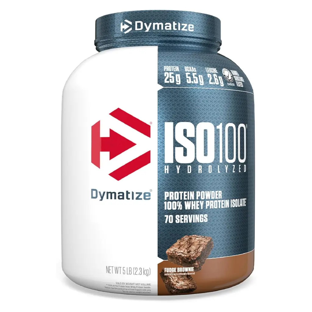 Dymatize Iso100 Hydrolyzed-2.3KG.-70Serv.Fudge Brownie
