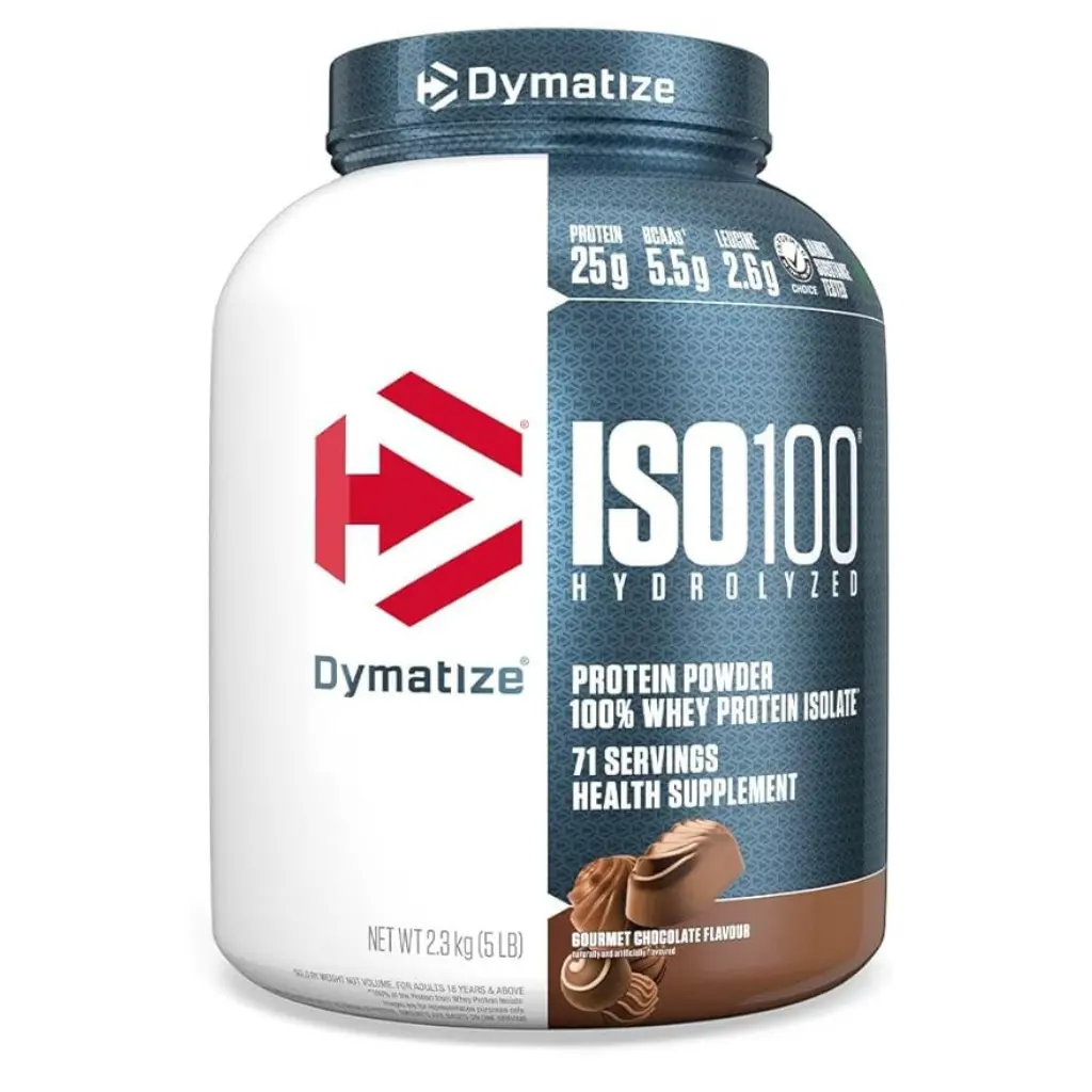 Dymatize Iso100 Hydrolyzed-2.3KG.-70Serv.Gourmet Chocolate