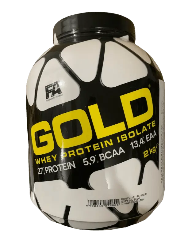 FA Gold Whey Protine Isolate -25 Protein- 5.7-Bcaa- -2KG-66Serv- Snikers Flavour