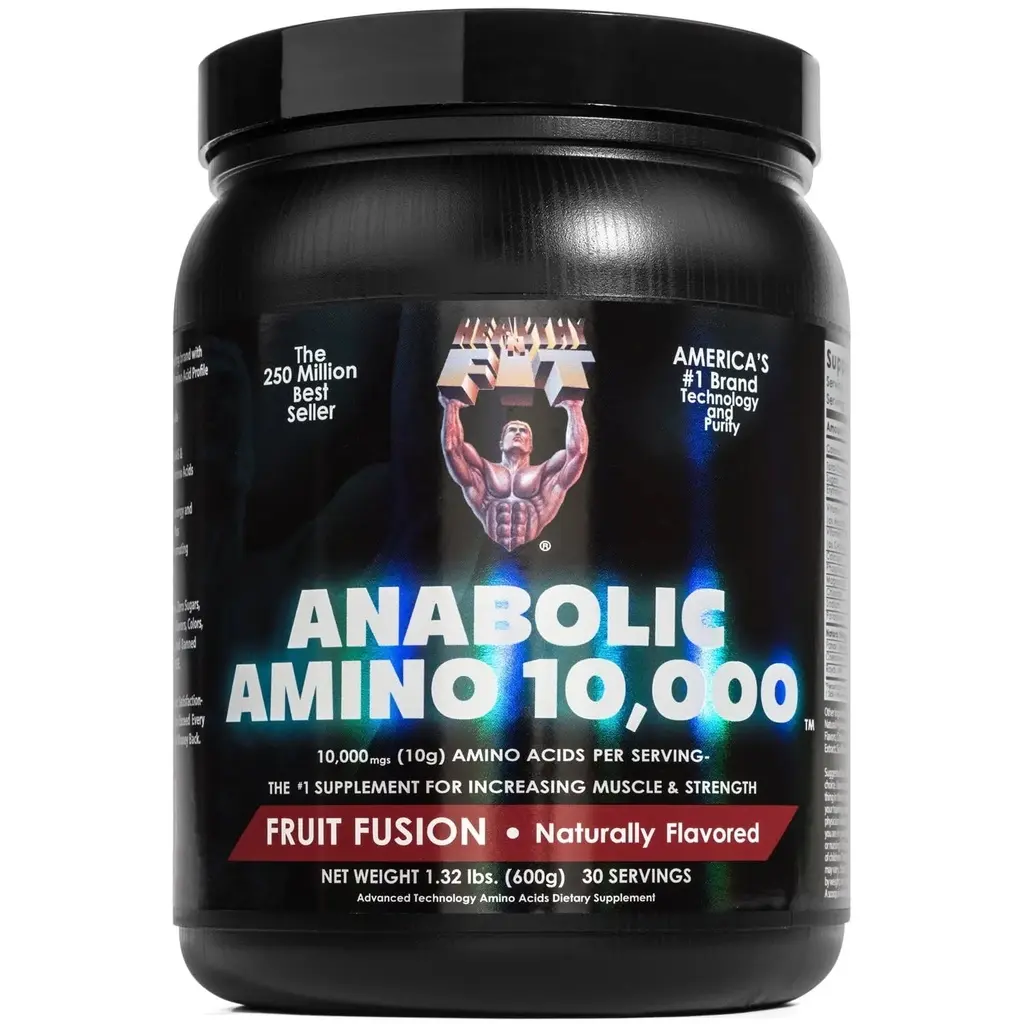 Healthy N' Fit - Anabolic Amino 10,000 - 600Gm - 30 Serv. - Fruit Fusion