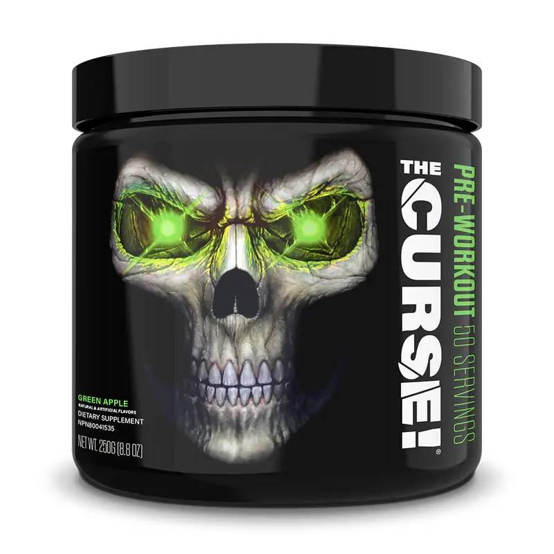 JNX Sports The Curse Pre-Workout-250G-50Serv.-Green Apple