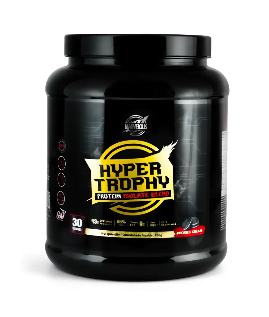 Marvelous Hyper Trophy Protein Isolate Blend -908g-30Serv.-Cookies Cream