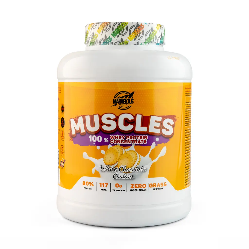 Marvelous Muscles 100% Whey Potein Concentrate-2Kg-67Serv.-Vanilla