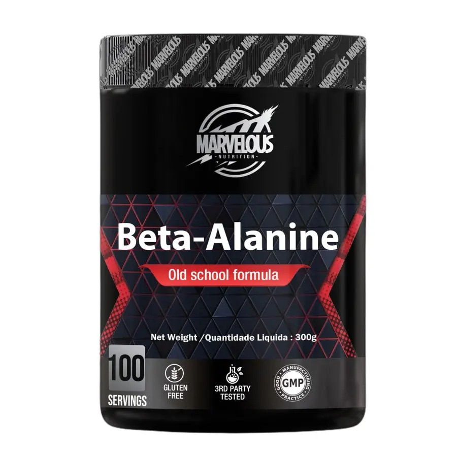 Marvelous Nutrition Beta-Alanine old School Formula-300G-100Serv.-Unflavored