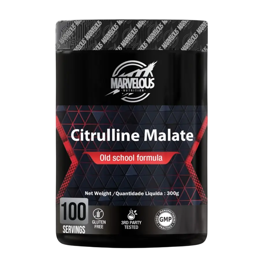 Marvelous Nutrition Citrulline Malate old School Formula-300G-100Serv.-Unflavored