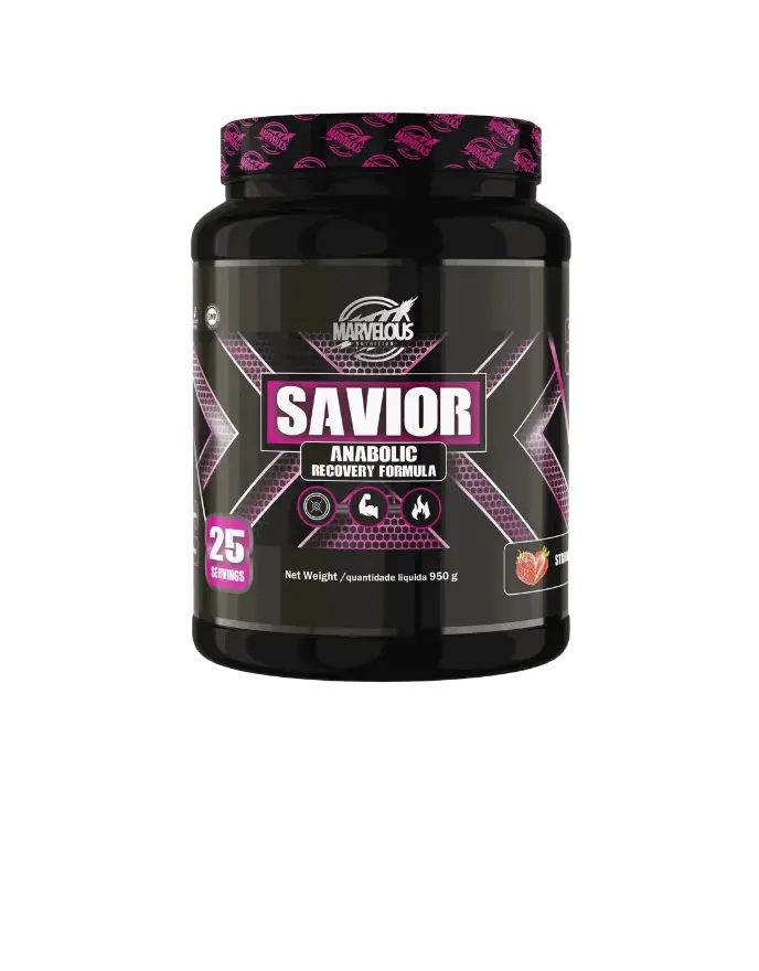 Marvelous Nutrition Savior Anabolic Recovery Formula-950g -25Serv-Strawberry