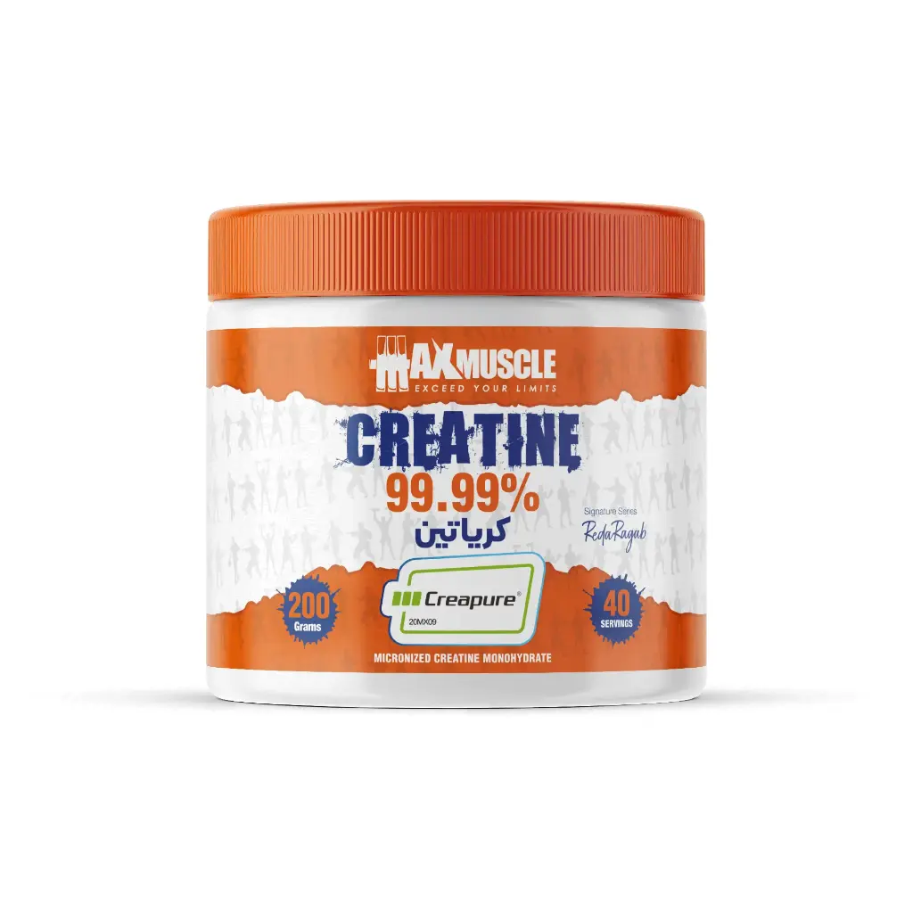 Max Muscle Creatine 99.9%Creapure-40Serv.-200G