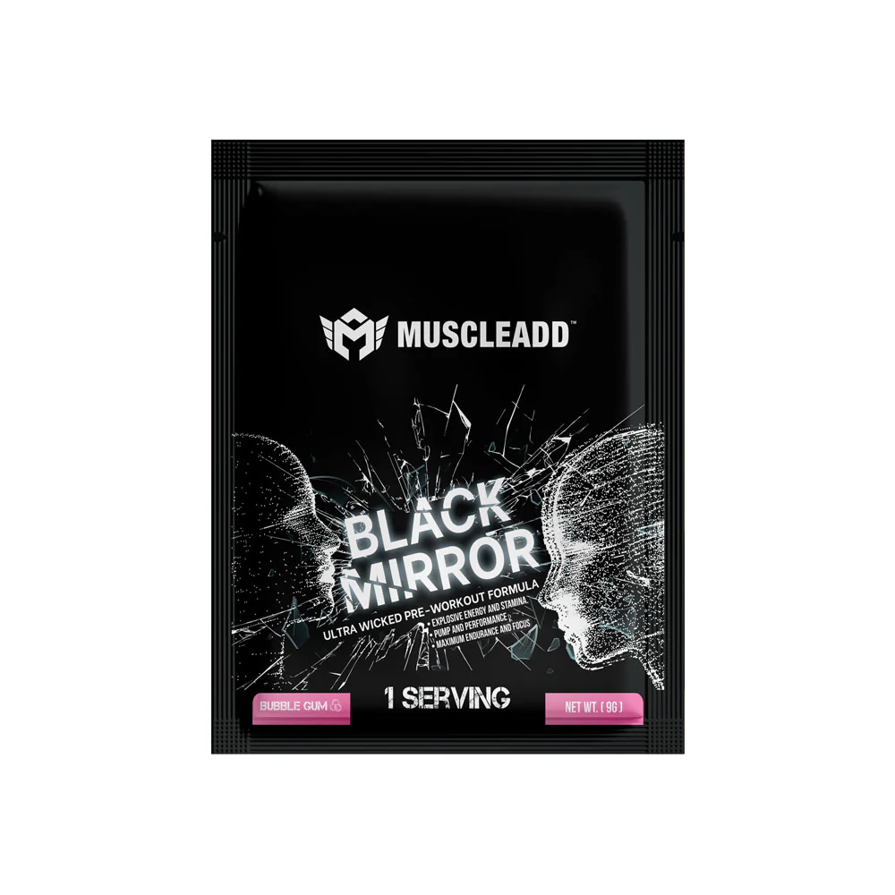Muscle Add Black Mirror -9G -1 Serv- Bubble Gum