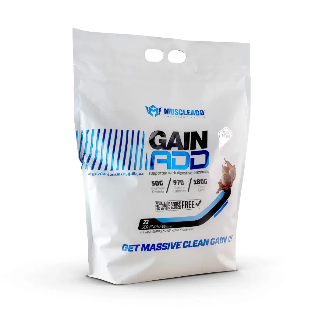 Muscle Add Gain Add-5.44KG-22Serv.-Chocolate Ice Cream