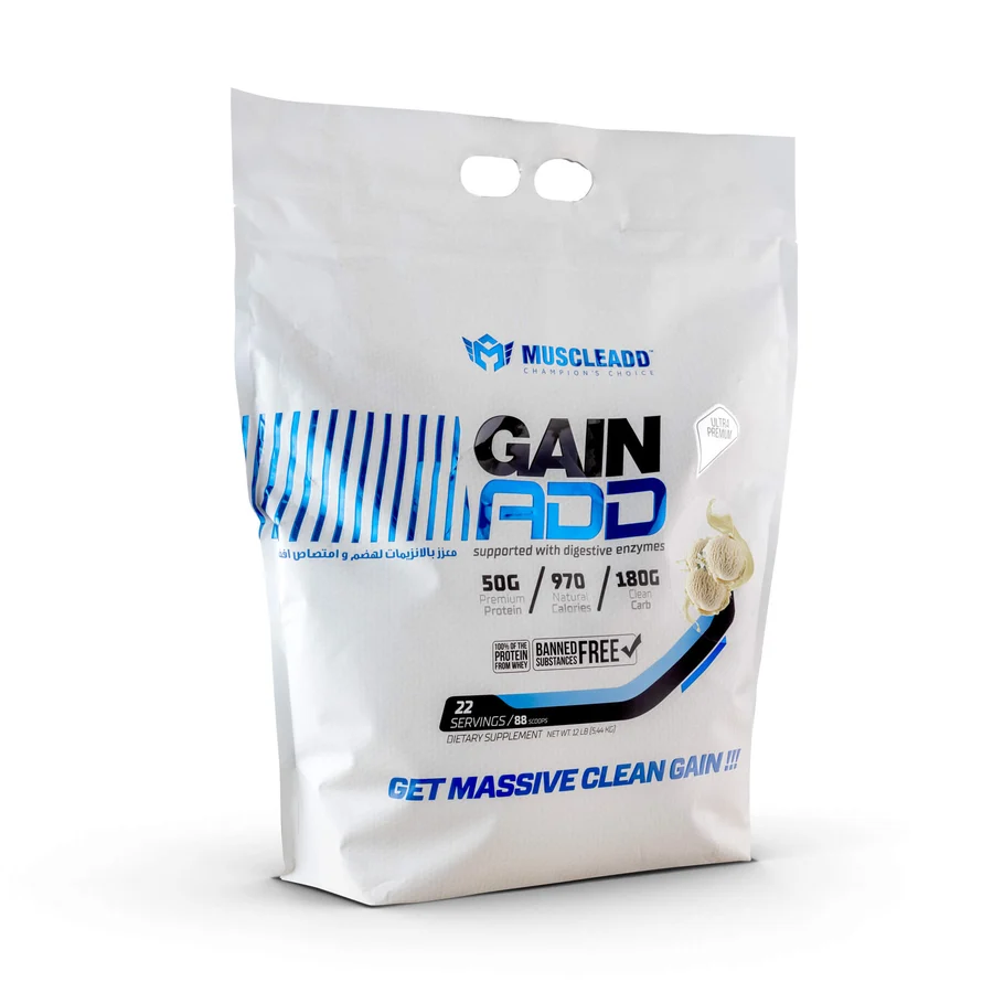 Muscle Add Gain Add-22Serv-5.44KG-Vanilla