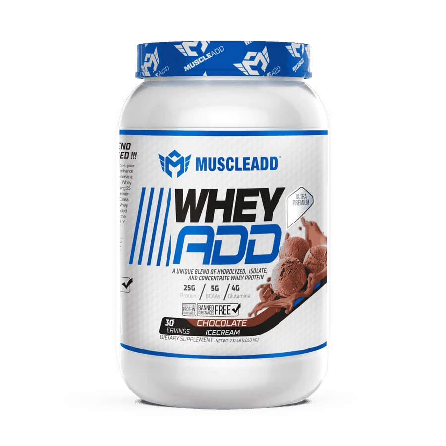 Muscle Add Whey Add-30Serv-1050G-Chocolate Ice Cream