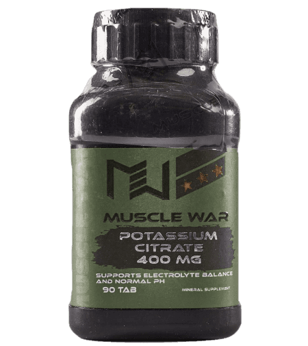 Muscle War Potassium Citrate 400 Mg -90 Tab
