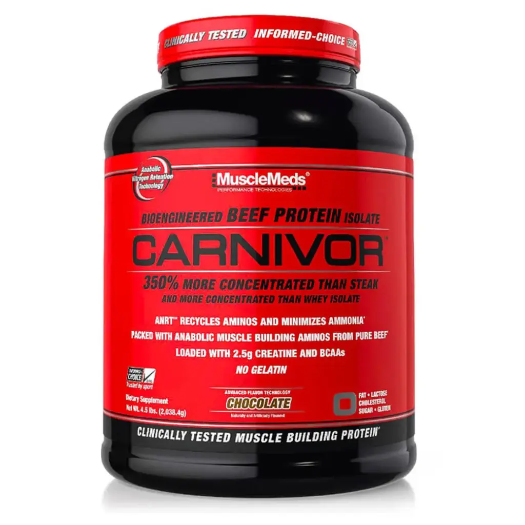 Musclemeds Bioengineered Beef Protein isolate Carnivor-56Serv.-2075G-Chocolate