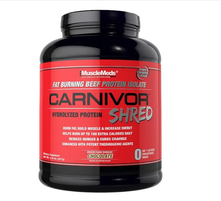 Musclemeds Fat Burning Beef Protein isolate Carnivor Shered-56Serv.-2075G-Chocolate