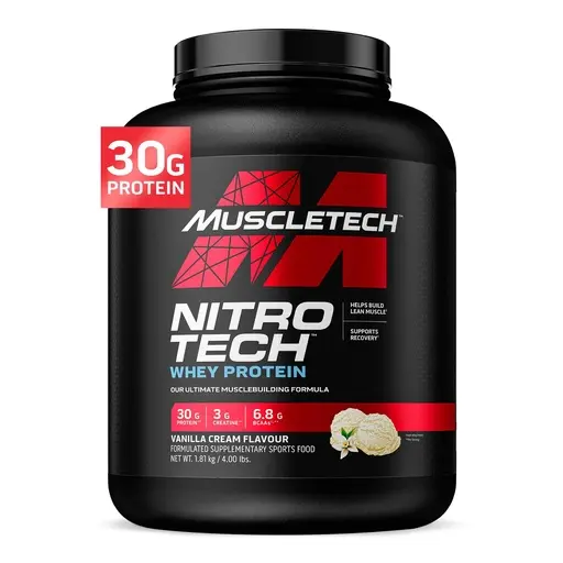 Muscletech NitroTech-40serv-1.80Kg-Vanilla.
